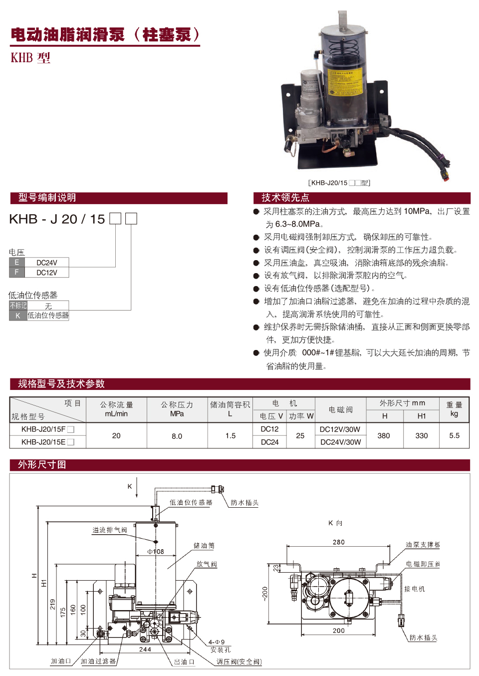 電動(dòng)油脂潤滑泵(柱塞泵)KHB-J20-15型參數.jpg